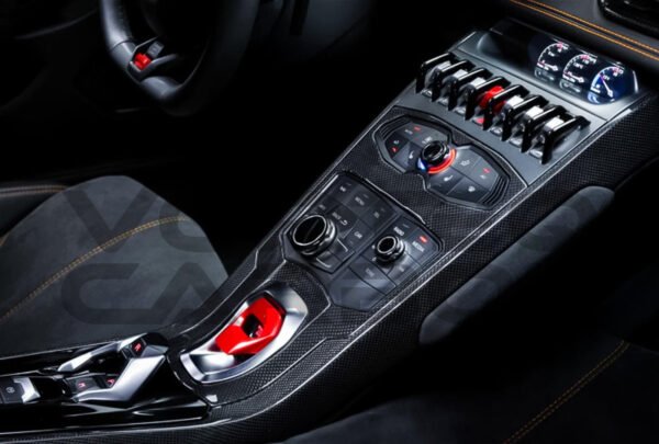 Carbon Fiber Center Console Outer Trim - Lamborghini Huracan LP580 LP610 EVO (2015-2023)