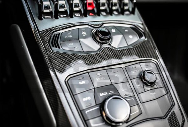 Carbon Fiber Center Console Trim - Lamborghini Huracan LP580 LP610 (2015-2020)