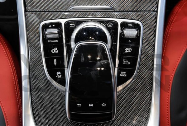 Carbon Fiber Center Console Trim Replacement - Mercedes G Wagon G550 G63 AMG (W464 G-Class) (2019+)