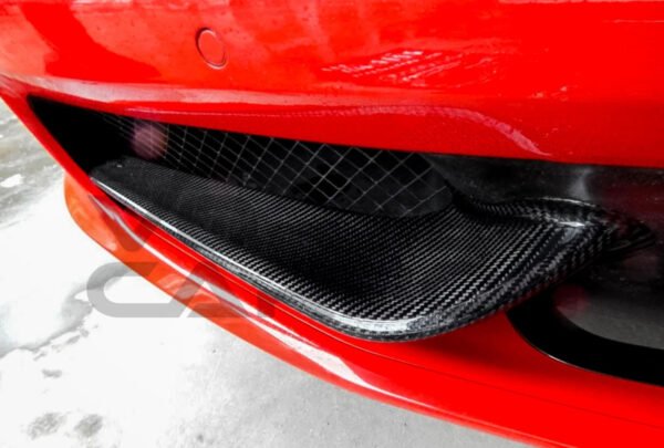 Carbon Fiber Front Canards - Ferrari 458 Coupe / Spyder (2010-2015)