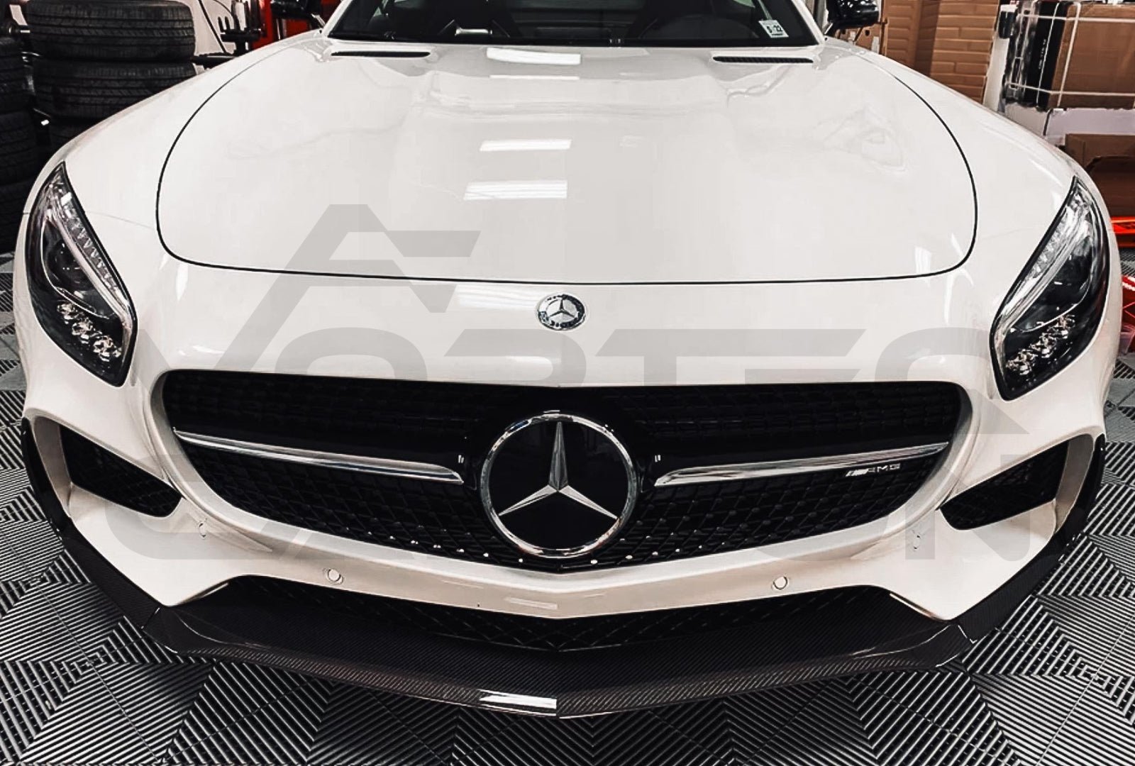 Carbon Fiber Front Lip - Mercedes Benz AMG GT/GTS (2015-2016)
