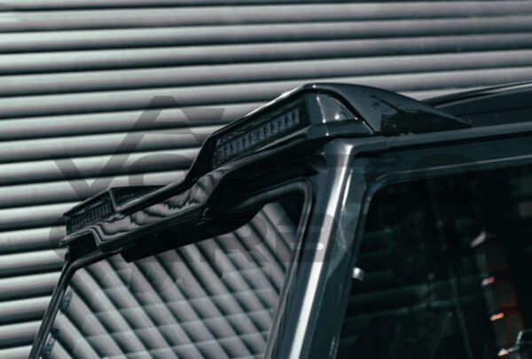 Carbon Fiber Front Roof Spoiler LED (V1) - Mercedes W463 G Class Wagon (2006-2018)