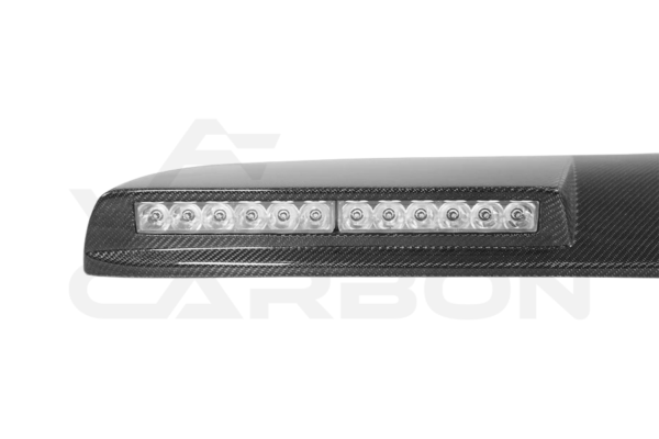 Carbon Fiber Front Roof Spoiler With LED Lights (V1) - Mercedes G Wagon G550 G63 AMG (W464 G-Class) (2019+)