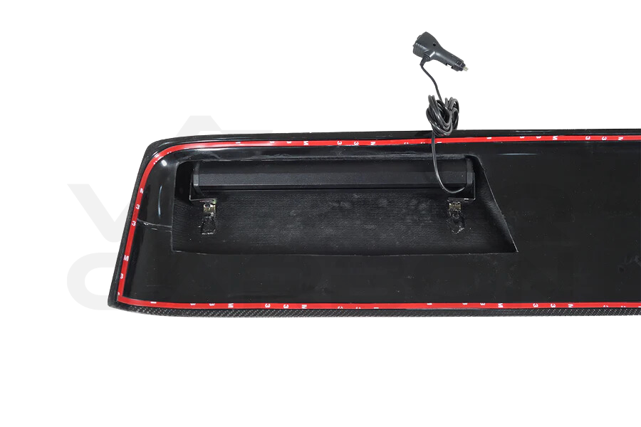 Carbon Fiber Front Roof Spoiler With LED Lights (V1) - Mercedes G Wagon G550 G63 AMG (W464 G-Class) (2019+)