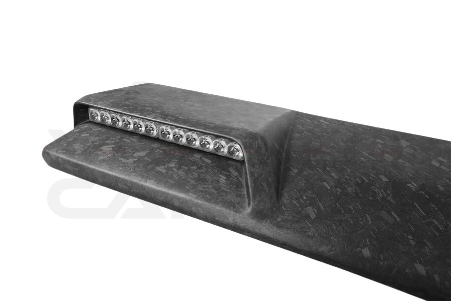Carbon Fiber Front Roof Spoiler With LED Lights (V2) - Mercedes G Wagon G550 G63 AMG (W464 G-Class) (2019+)