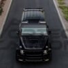 Carbon Fiber Front Roof Spoiler With LED Lights (V2) - Mercedes G Wagon G550 G63 AMG (W464 G-Class) (2019+)
