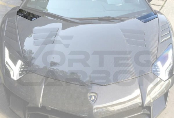 Carbon Fiber Hood Corner Vents - Lamborghini Aventador LP700 LP740 Coupe/Roadster (2011-2021)