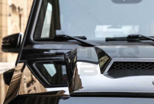Carbon Fiber Hood Scoop (BRS Style) - Mercedes Benz W463 G Class Wagon (2002-2018)