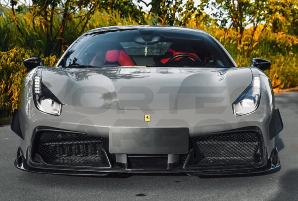 Carbon Fiber I Style Front Lip - Ferrari 488 GTB/Spyder (2015-2020)