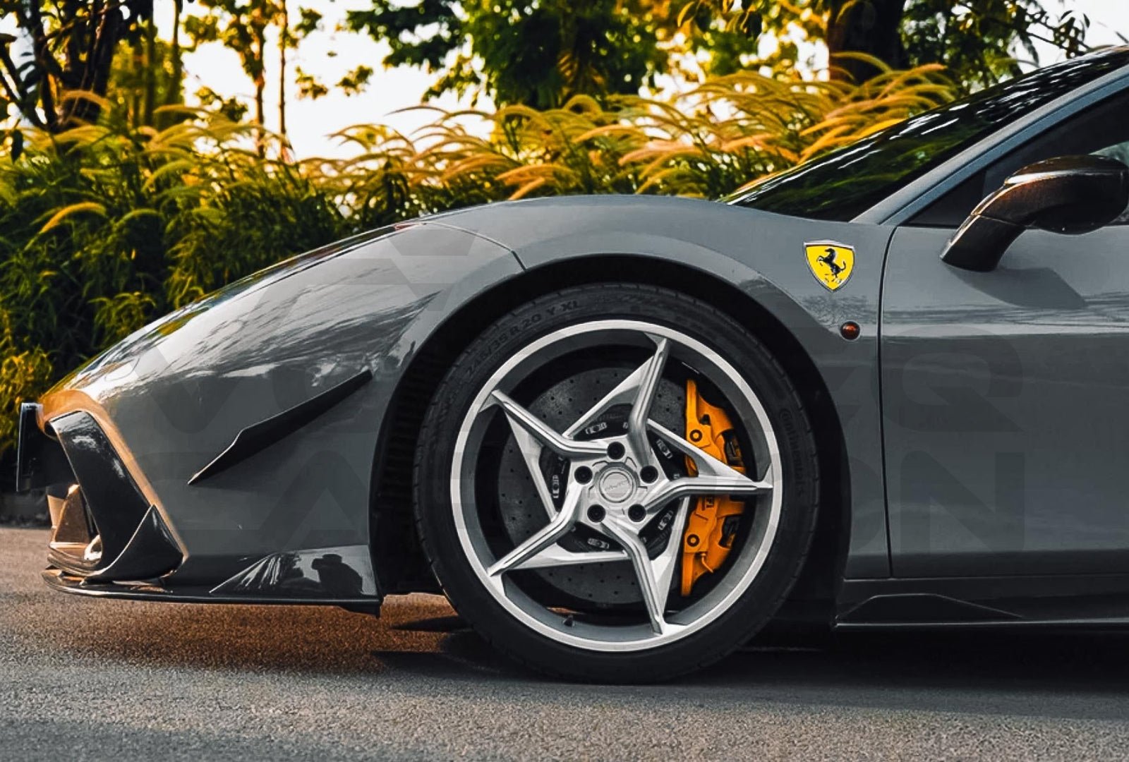 Carbon Fiber I Style Front Lip - Ferrari 488 GTB/Spyder (2015-2020)