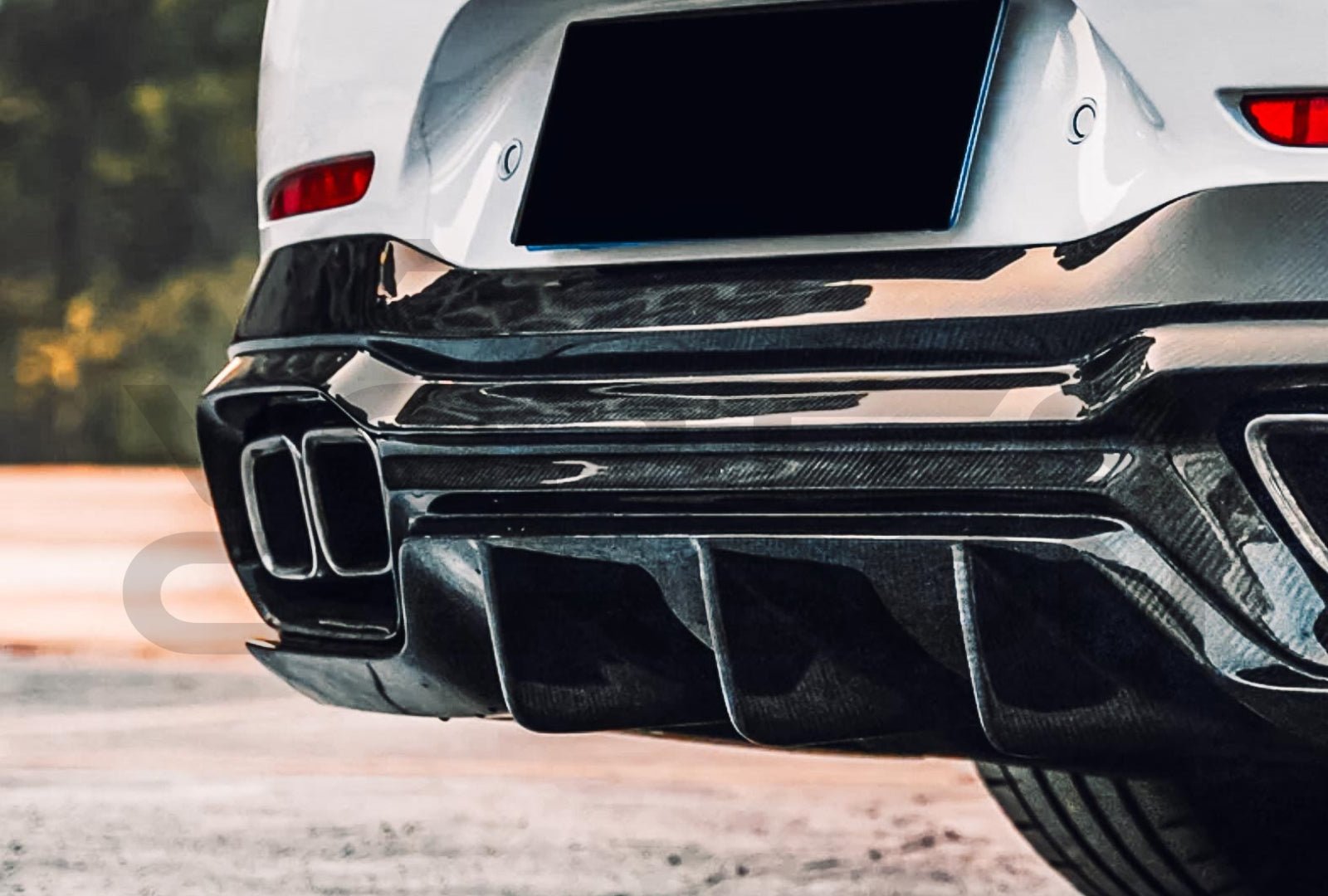 Carbon Fiber I Style Rear Diffuser - Mercedes Benz AMG GT63/S 4 Door Coupe X290 (2019+)