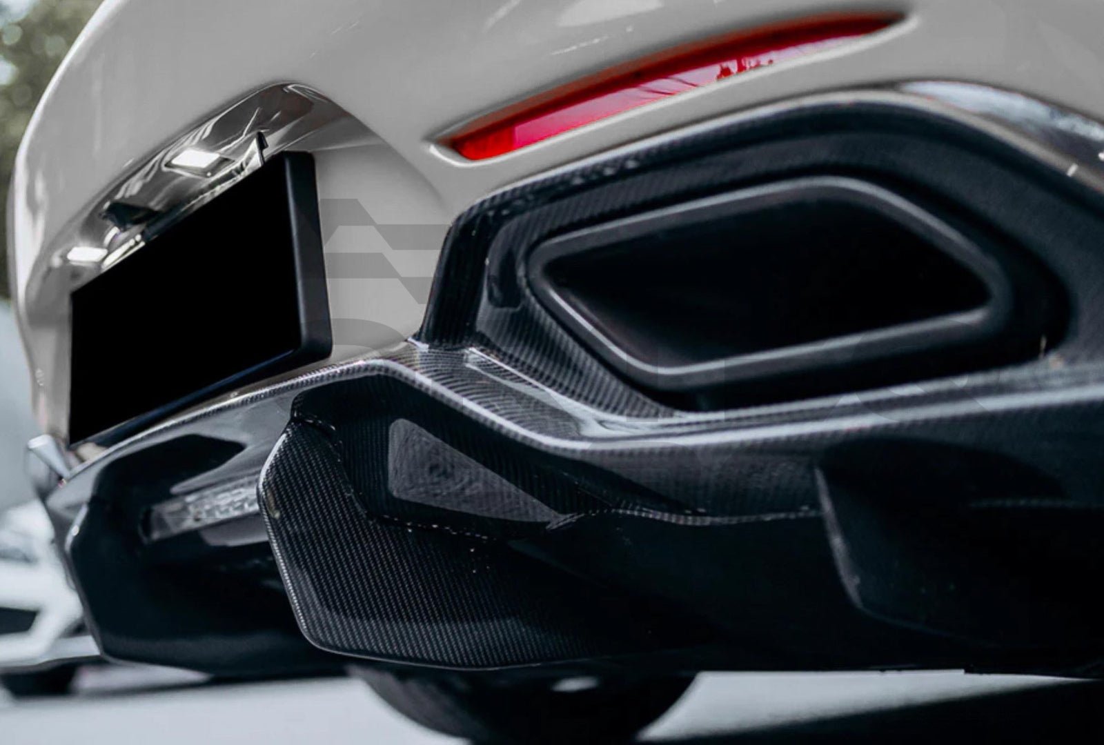 Carbon Fiber I Style Rear Diffuser - Mercedes Benz AMG GTC (2017-2021)