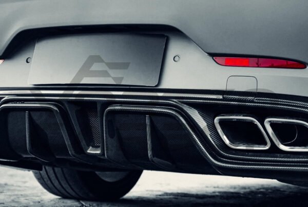 Carbon Fiber I Style Rear Diffuser w/ Exhaust Tips - Mercedes Benz AMG GT50 GT53 GT43 4 Door Coupe X290 (2019-2024)