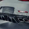 Carbon Fiber I Style Rear Diffuser w/ Reflectors & Exhaust Tips - Mercedes Benz AMG GT50 GT53 GT43 4 Door Coupe X290 (2019-2024)