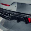 Carbon Fiber I Style Rear Diffuser w/ Reflectors & Exhaust Tips - Mercedes Benz AMG GT50 GT53 GT43 4 Door Coupe X290 (2019-2024)