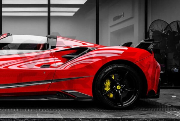 Carbon Fiber Inner Side Air Intake Fins - Ferrari 488 GTB/Spyder (2015-2020)