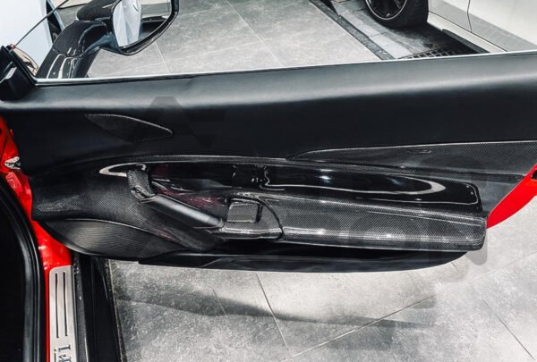 Carbon Fiber Interior Door Panel Trim - Ferrari 488 GTB & Spyder (2015-2020)