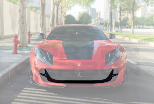 Carbon Fiber M Style Front Bumper Air Vent Trim - Ferrari 812 Superfast / GTS (2019-UP)