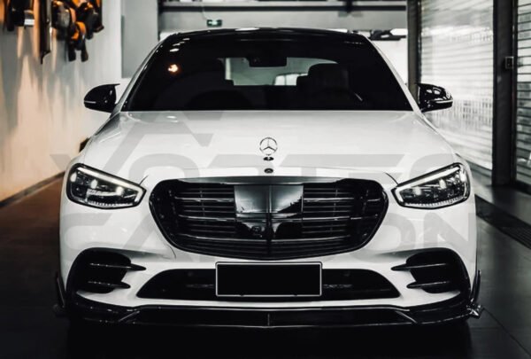 Carbon Fiber M Style Front Bumper Vent Trim - Mercedes Benz S Class W223 Sedan (2021-2024)