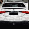 Carbon Fiber M Style Rear Diffuser w/ LED & Exhaust Tips - Mercedes Benz S Class W223 Sedan (2021-2024)