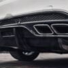Carbon Fiber P Style Rear Diffuser - Mercedes Benz W205 C63/S AMG Sedan (2015-2021)