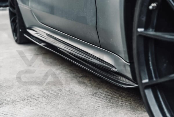 Carbon Fiber P Style Side Skirts - Mercedes Benz C-Class W205 Coupe (2015-2021)