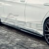 Carbon Fiber P Style Side Skirts - Mercedes Benz C-Class W205 Sedan (2015-2021)