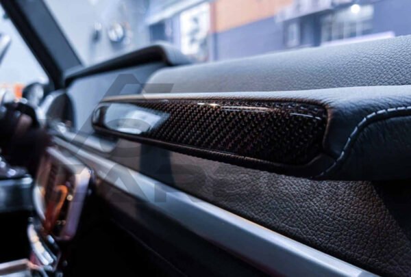 Carbon Fiber Passenger Handrail Trim Replacement - Mercedes G Wagon G550 G63 AMG (W464 G-Class) (2019+)