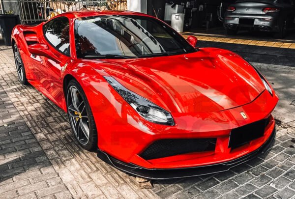 Carbon Fiber R Style Front Lip - Ferrari 488 GTB (2015-2020)