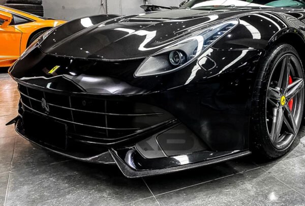 Carbon Fiber R Style Front Lip - Ferrari F12 Berlinetta (2012-2017)