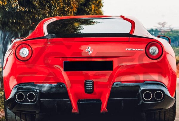 Carbon Fiber R Style Trunk Spoiler - Ferrari F12 Berlinetta (2012-2017)