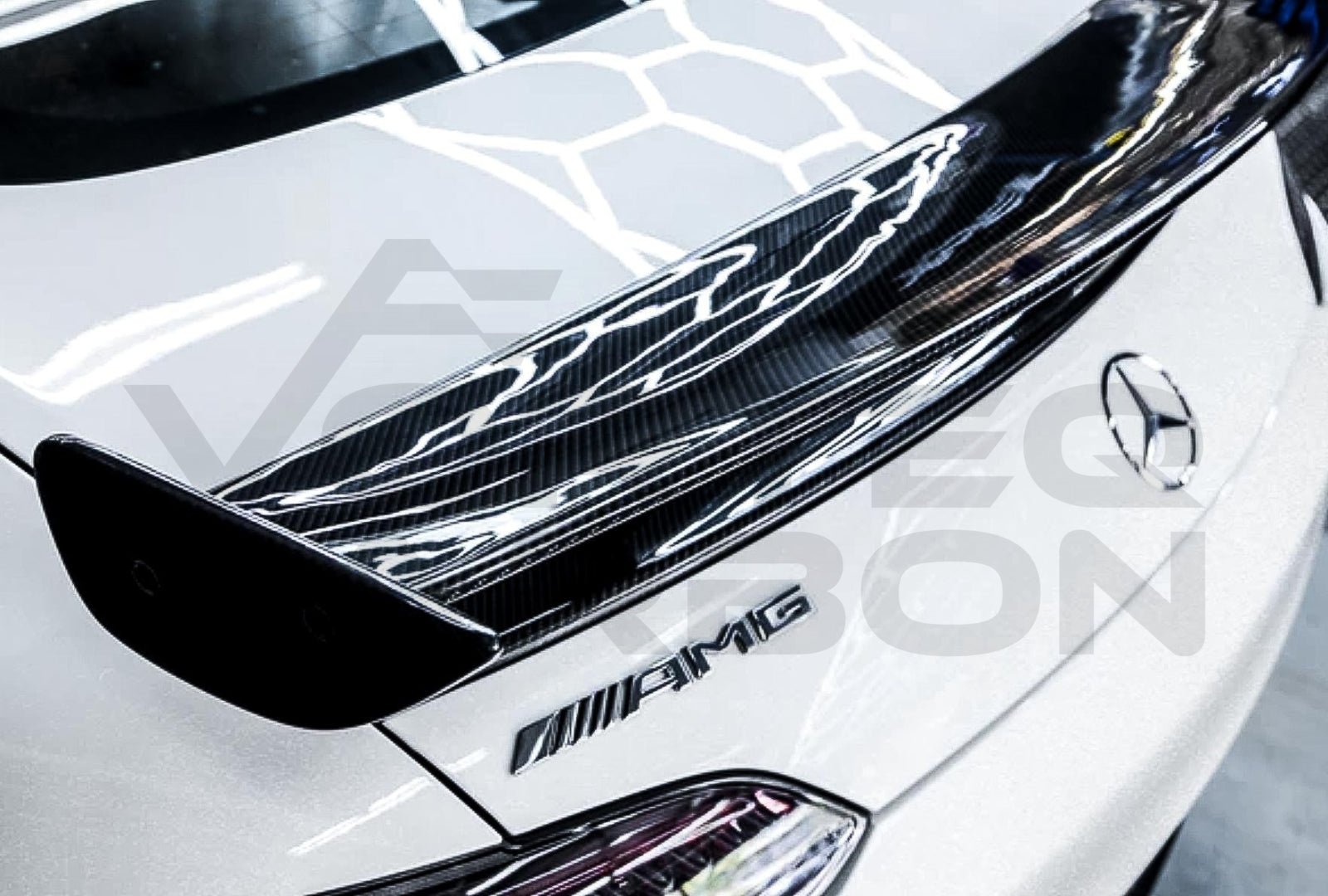 Carbon Fiber R Style Trunk Spoiler - Mercedes Benz AMG GT/GTS/GTC (2015-2020)