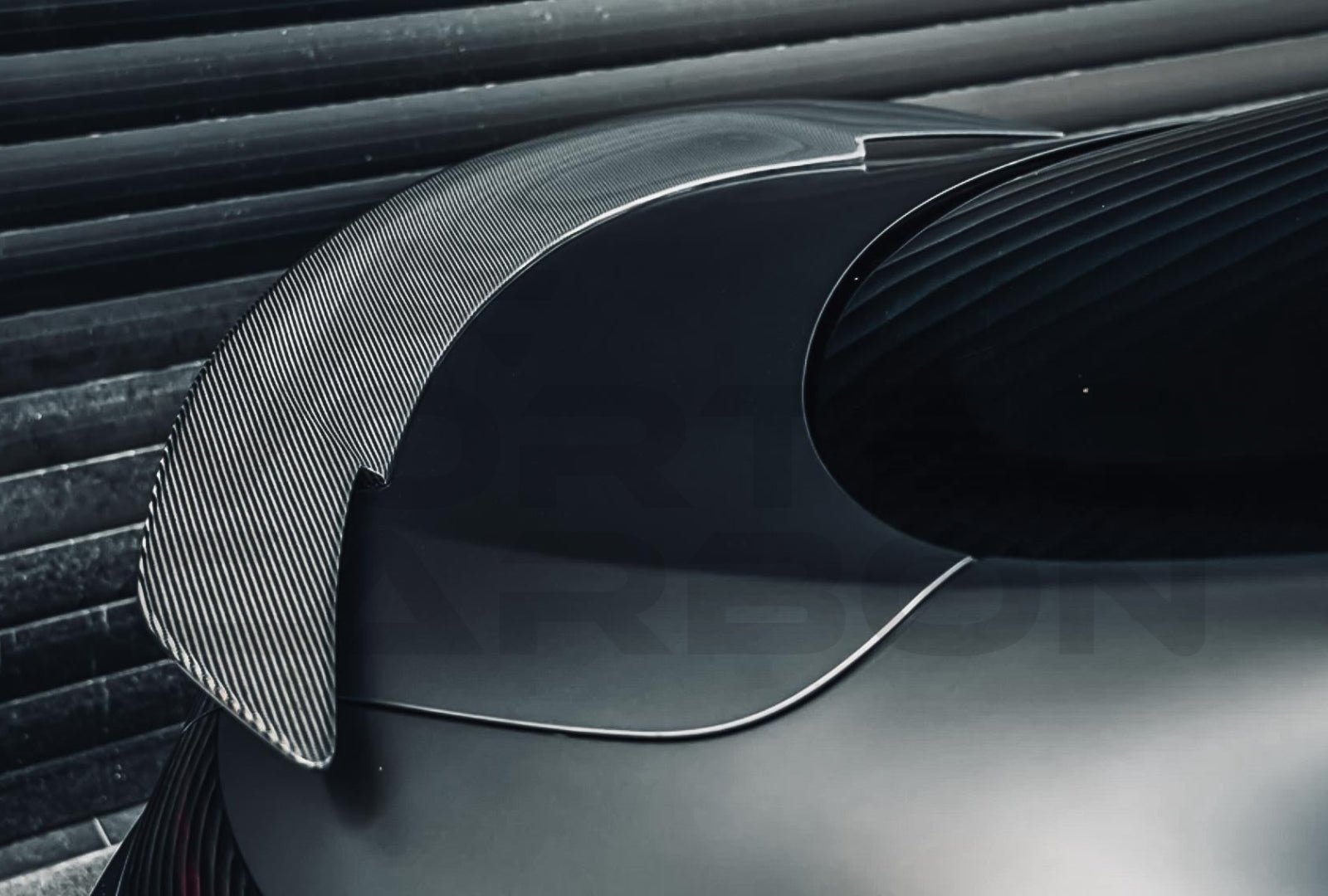 Carbon Fiber R Style Trunk Spoiler - Mercedes Benz C-Class W205 Coupe (2015-2021)