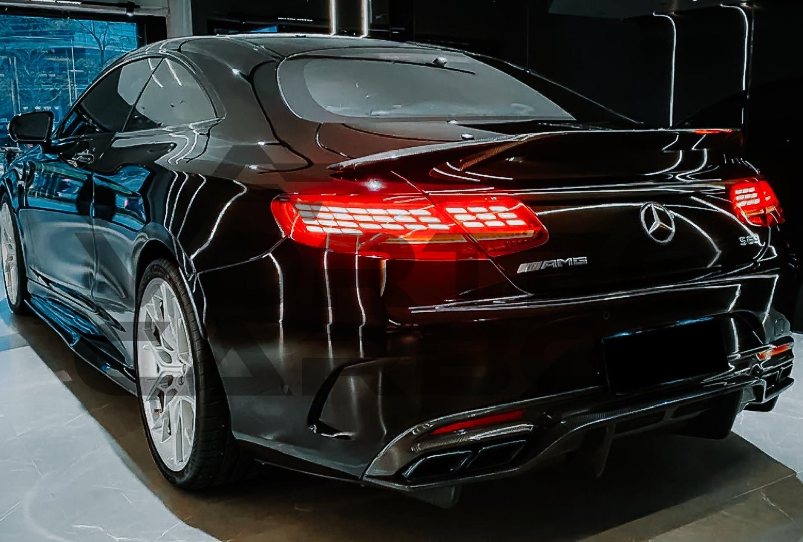 Carbon Fiber R Style Trunk Spoiler - Mercedes Benz S Class C217 Coupe (2014-2021)