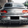 Carbon Fiber Rear Diffuser (PS Style) - Mercedes Benz W205 C63/S AMG Coupe (2015-2018)