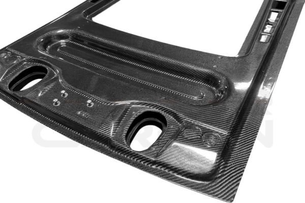 Carbon Fiber Rear Engine Cover (Factory Glass Window Not Included) - Lamborghini Gallardo Coupe (2004-2008)