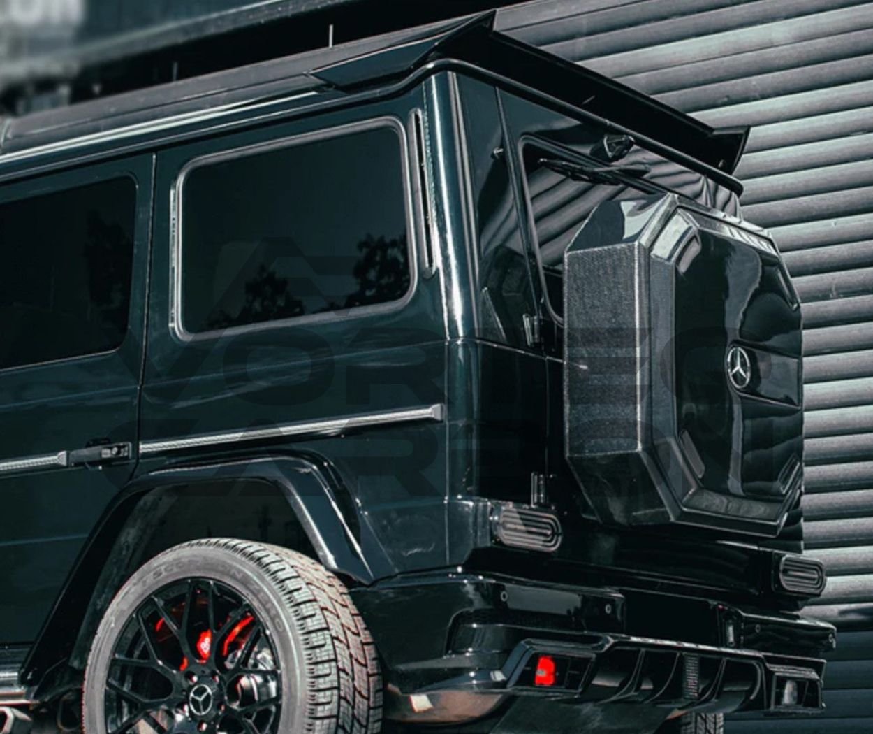 Carbon Fiber Rear Roof Spoiler (V1) - Mercedes W463 G Class Wagon (2006-2018)