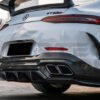 Carbon Fiber Rear Vent Canards - Mercedes Benz AMG GT63/S 4 Door Coupe X290 (2019-2024)