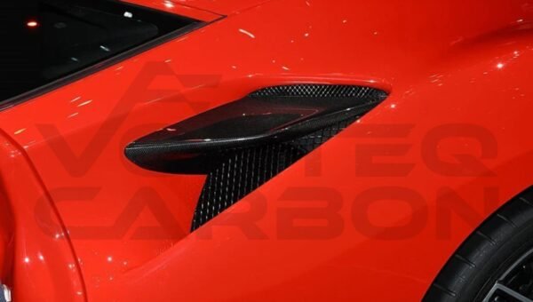 Carbon Fiber Side Intake Vent Covers - Ferrari F8 (2019-2024)