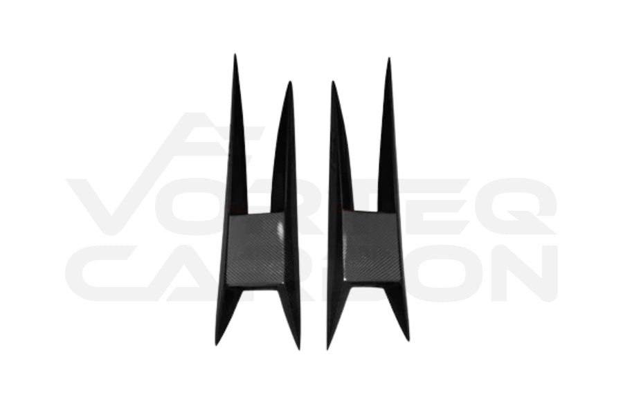 Carbon Fiber Side Skirt Extender Overlays - Lamborghini Gallardo (2004-2014)