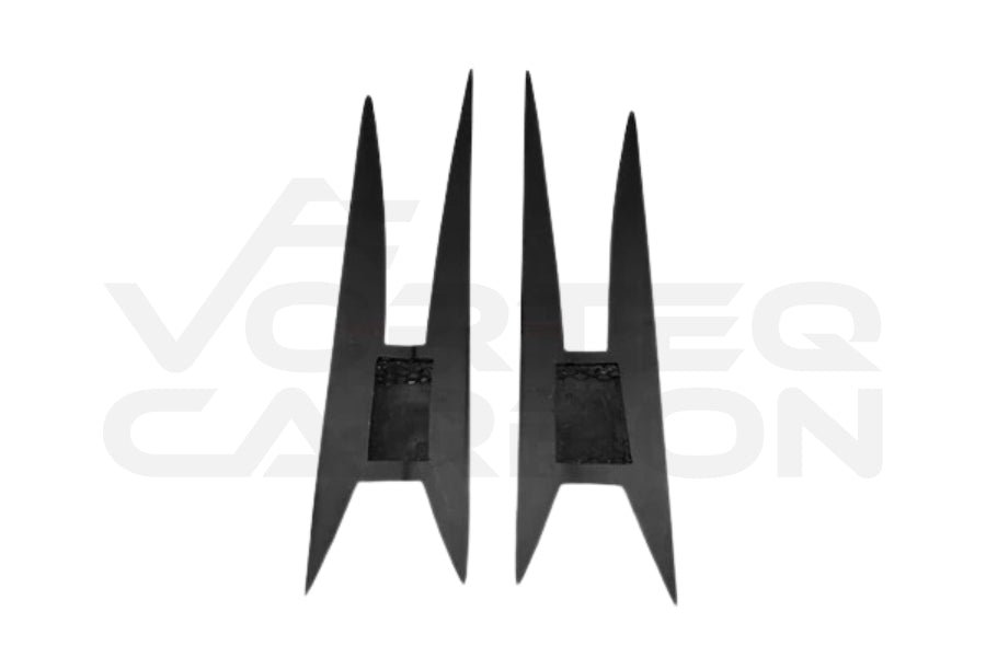 Carbon Fiber Side Skirt Extender Overlays - Lamborghini Gallardo (2004-2014)