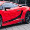 Carbon Fiber Side Skirt Extender Overlays - Lamborghini Gallardo (2004-2014)