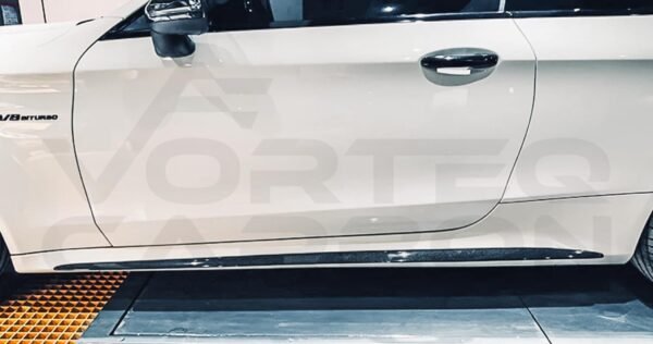 Carbon Fiber Side Skirts Extension - Mercedes Benz W205 C63/S AMG Coupe (2015-2021)