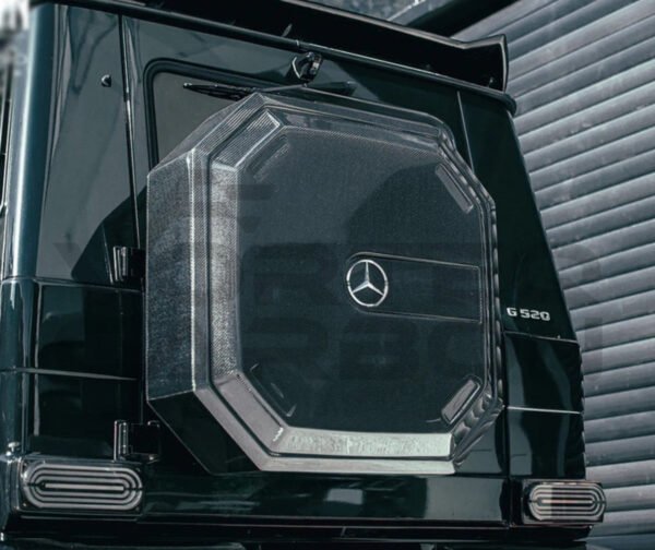 Carbon Fiber Spare Tire Full Cover Replacement - Mercedes W463 G Class Wagon (2006-2018)