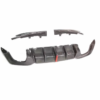 Carbon Fiber M Performance LED Rear Diffuser 3 Piece - BMW G20 M340i (2019-2022)