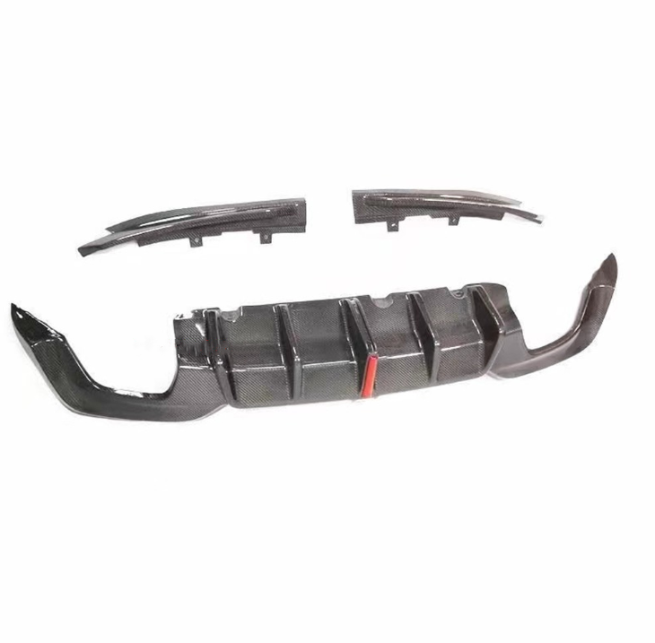 Carbon Fiber M Performance LED Rear Diffuser 3 Piece - BMW G20 M340i (2019-2022)