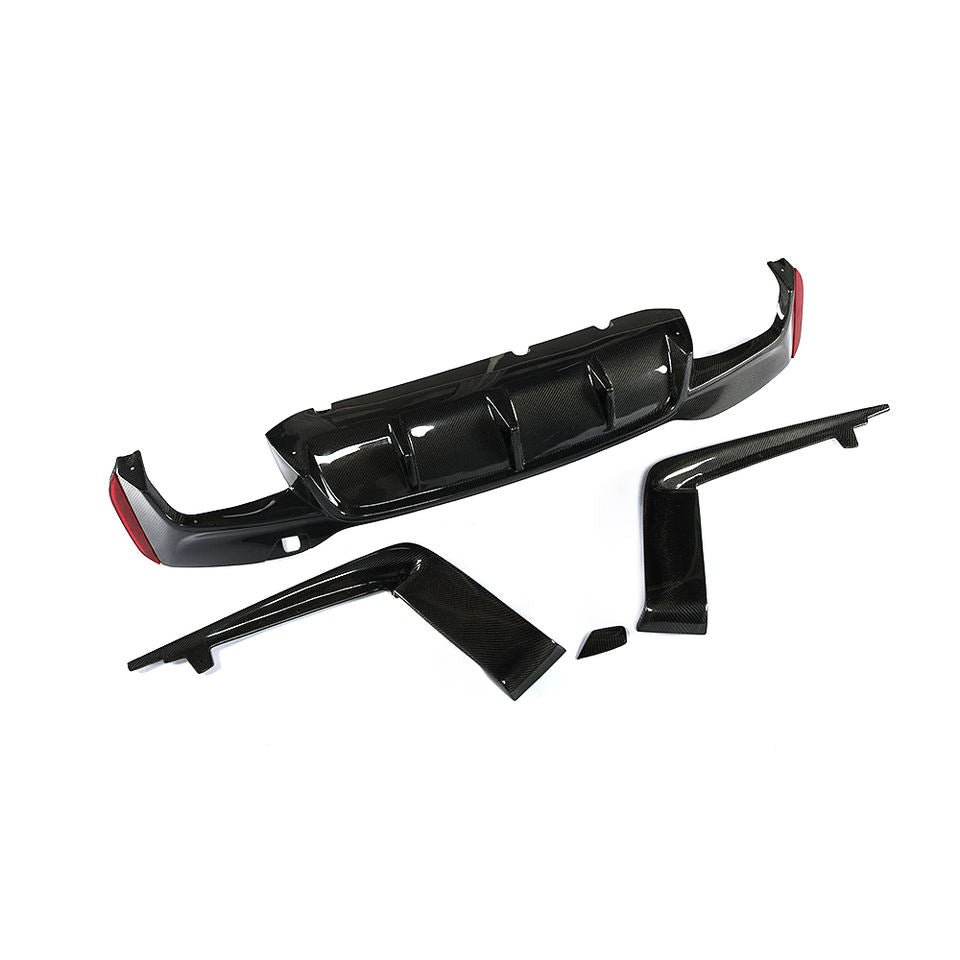 Carbon Fiber 3D Style Rear Diffuser (V1) - BMW F90 M5 (2018+)