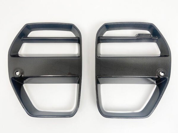 V Style Carbon Fiber Front Grilles - BMW G80 M3 & G82 G83 M4(2021+)