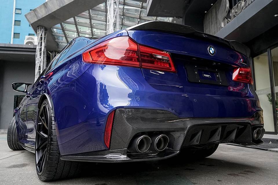 Carbon Fiber 3D Style Rear Diffuser (V1) - BMW F90 M5 (2018+)