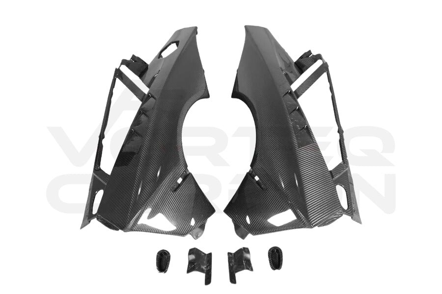 Carbon Fiber B Style Rear Quarter Panels - Lamborghini Aventador LP700 Coupe/Roadster (2011-2016)